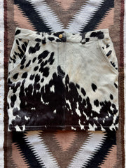 Cowhide Mini Skirt-Size 8