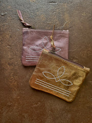 The Brillante Boot Stitch Pouch