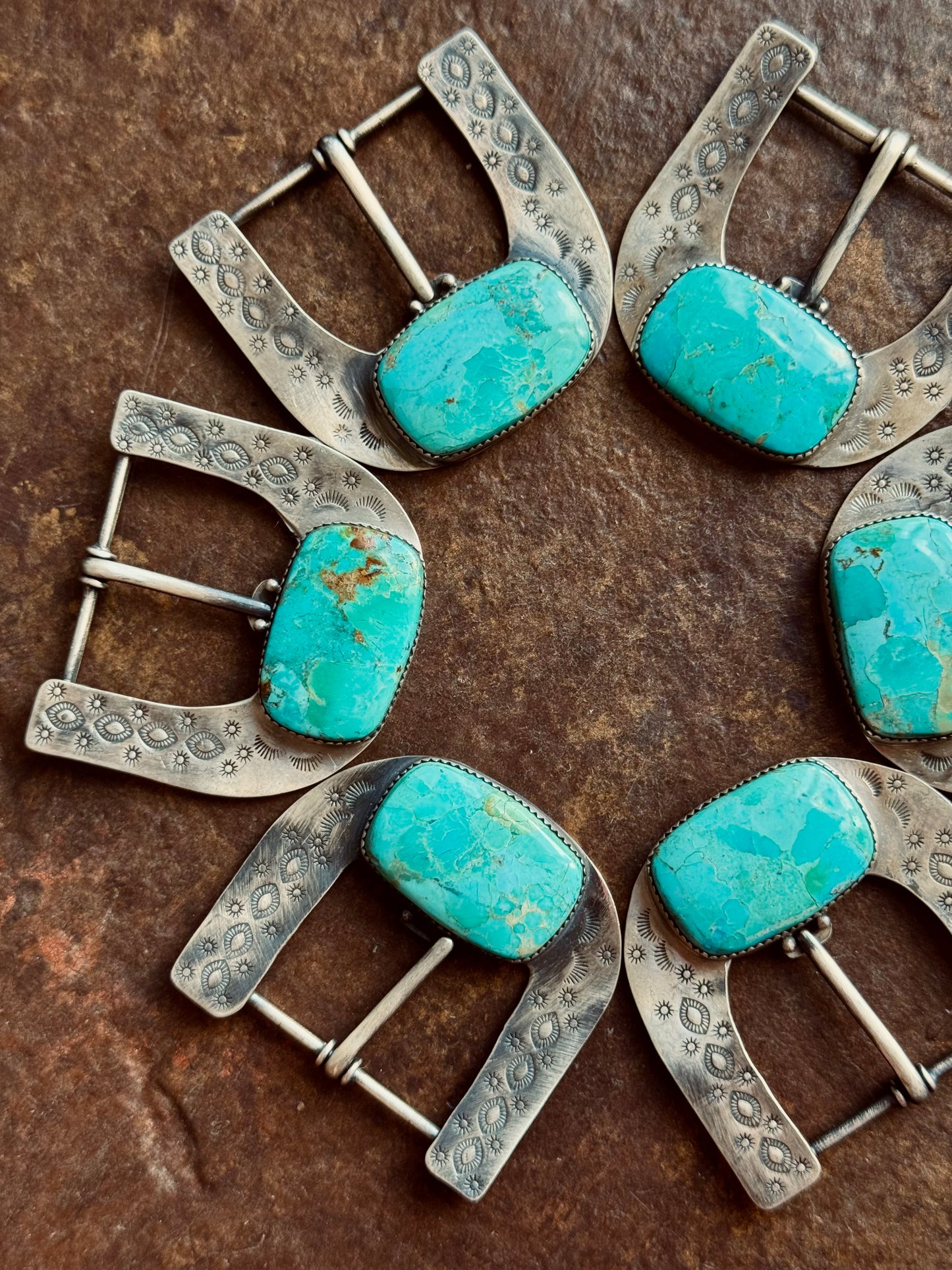 The Azul Hebillas Turquoise Buckles