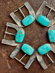 The Azul Hebillas Turquoise Buckles