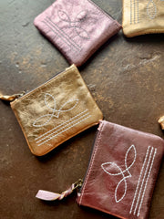 The Brillante Boot Stitch Pouch