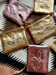 The Brillante Boot Stitch Pouch