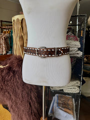 Vintage Brown Buckstitch