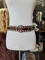Vintage Brown Buckstitch