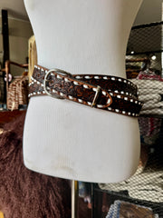 Vintage Brown Buckstitch