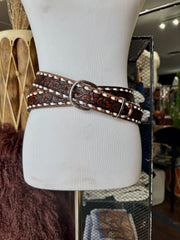 Vintage Brown Buckstitch