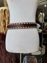 Vintage Brown Buckstitch