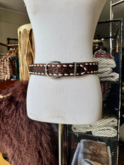 Vintage Brown Buckstitch