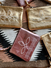 The Brillante Boot Stitch Pouch