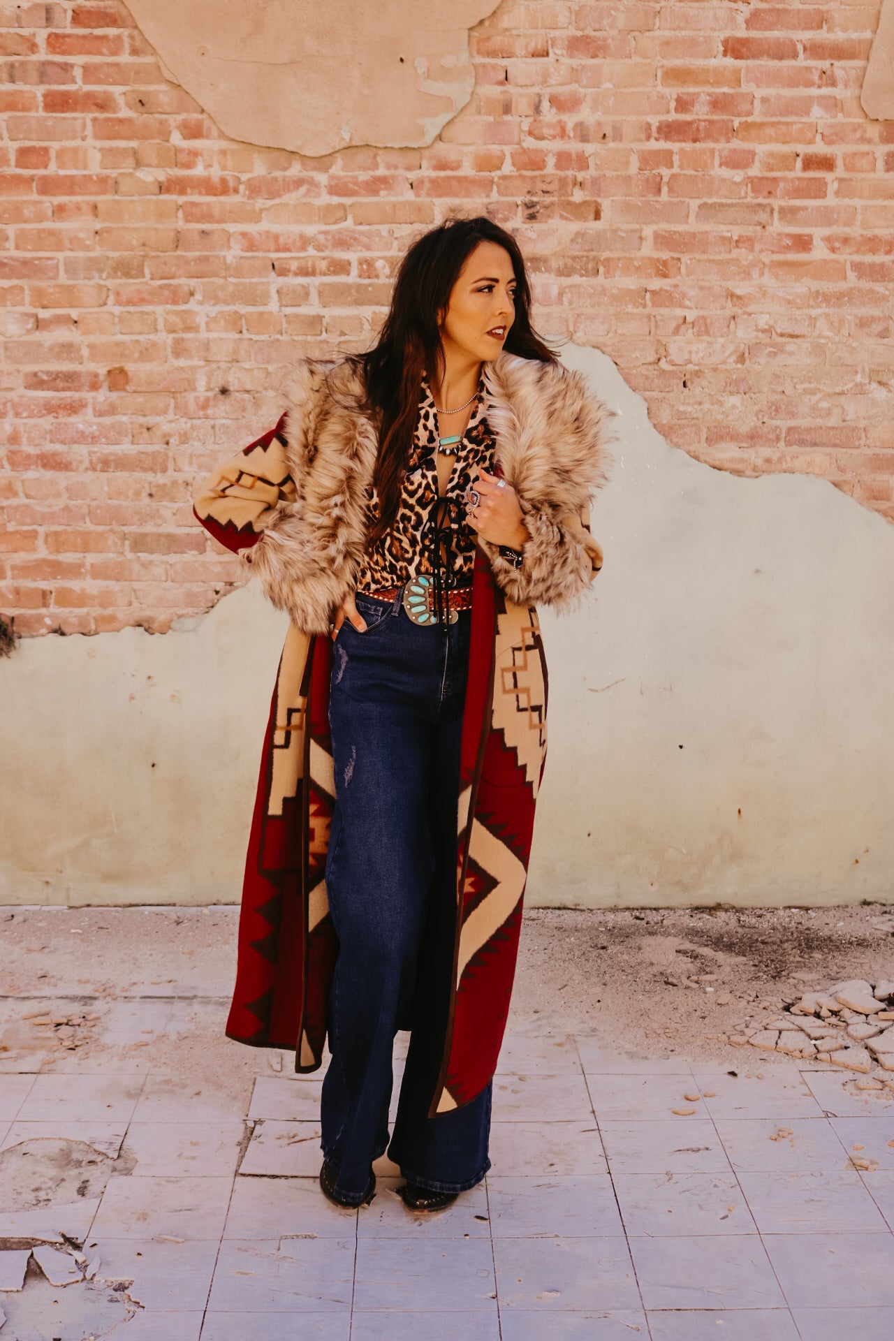 The Mollie Blanket Coat