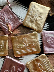 The Brillante Boot Stitch Pouch