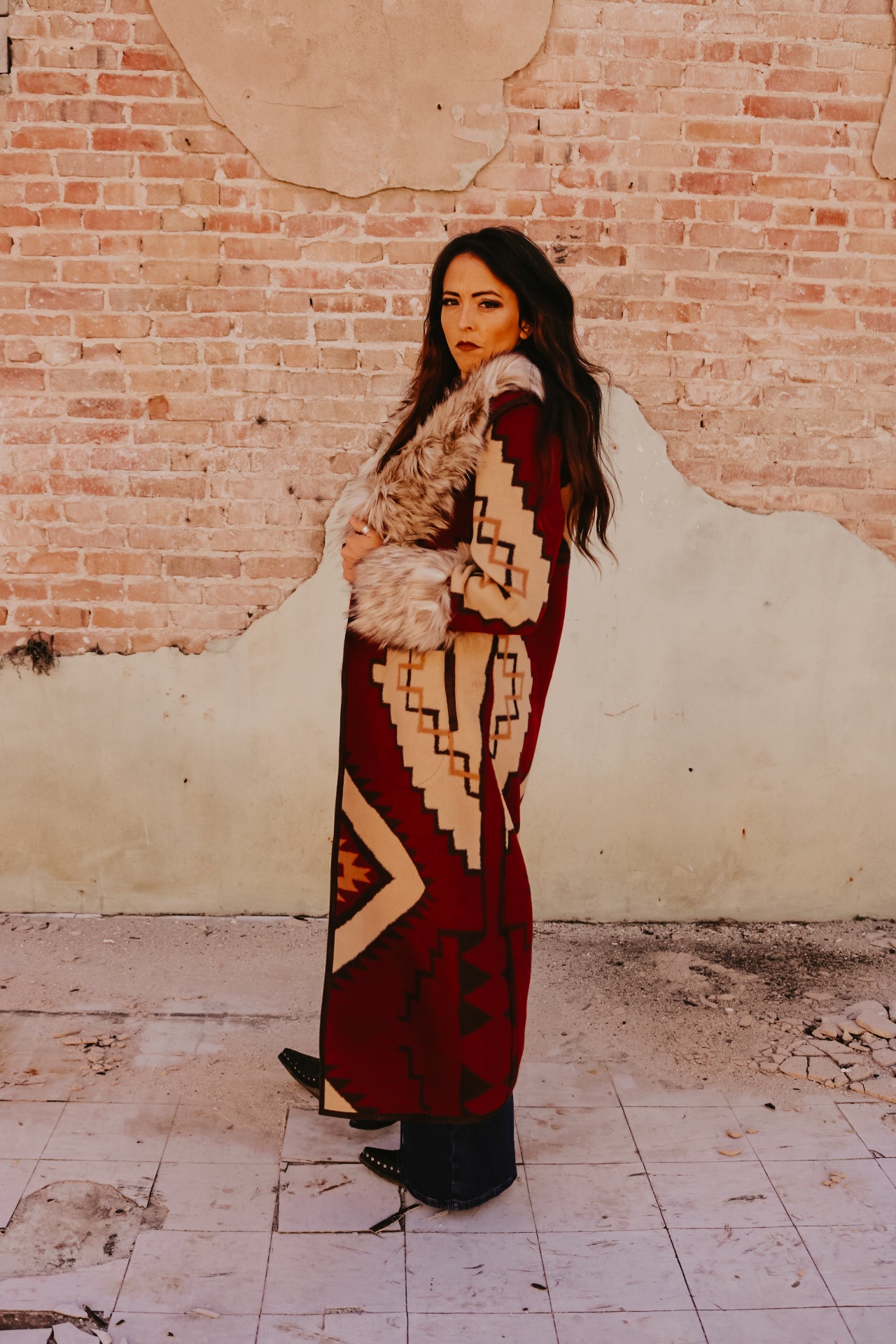 The Mollie Blanket Coat