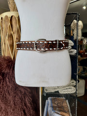 Vintage Brown Buckstitch