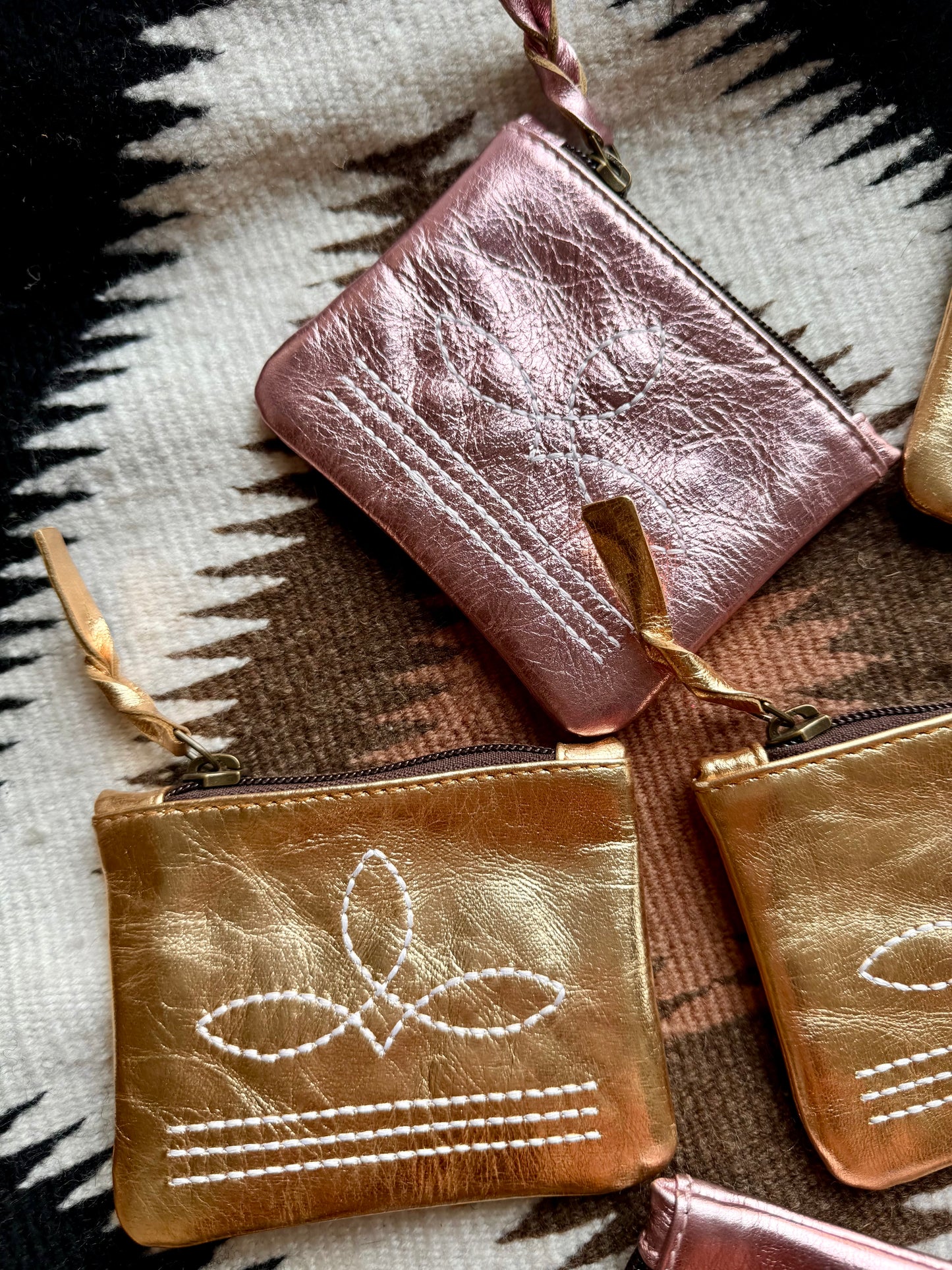 The Brillante Boot Stitch Pouch