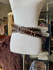 Vintage Brown Buckstitch