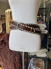 Vintage Brown Buckstitch