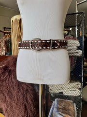 Vintage Brown Buckstitch