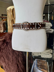 Vintage Brown Buckstitch