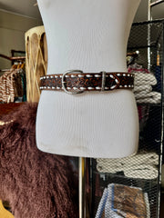 Vintage Brown Buckstitch