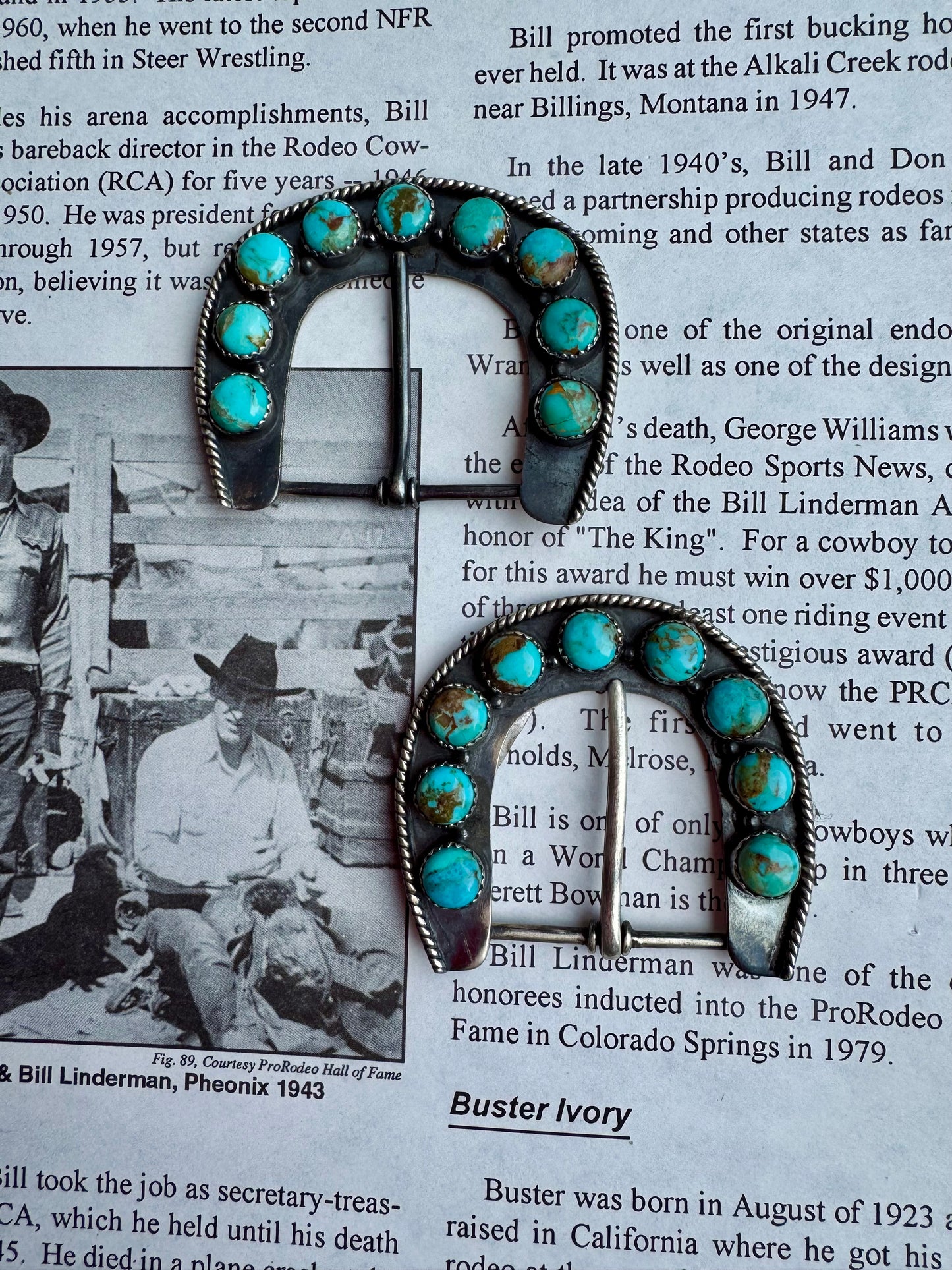 The Dos Hebillas Turquoise Buckles
