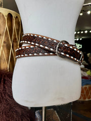 Vintage Brown Buckstitch