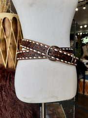 Vintage Brown Buckstitch