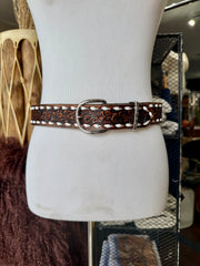 Vintage Brown Buckstitch