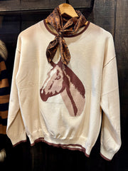 The Yoakum Horse Sweater