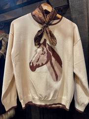 The Yoakum Horse Sweater