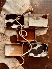 Cowhide Catch-All RECTANGLE