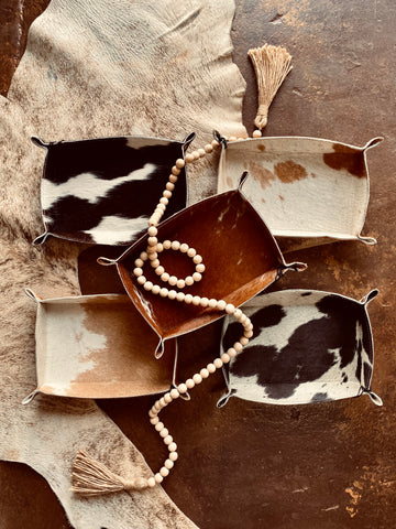 Cowhide Catch-All SQUARE