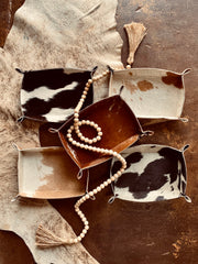 Cowhide Catch-All RECTANGLE