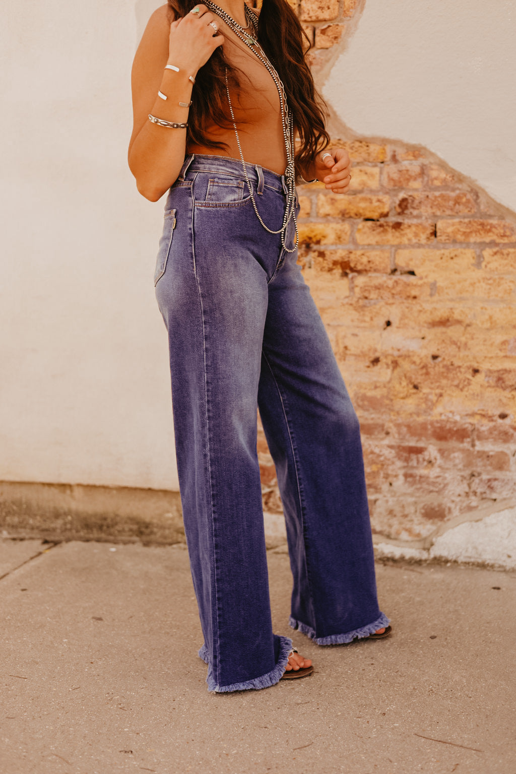 The Aya Wide Leg Jeans