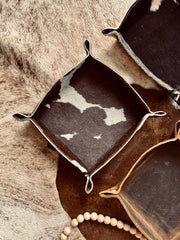 Cowhide Catch-All SQUARE