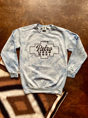 Blue Splatter Logo Sweat