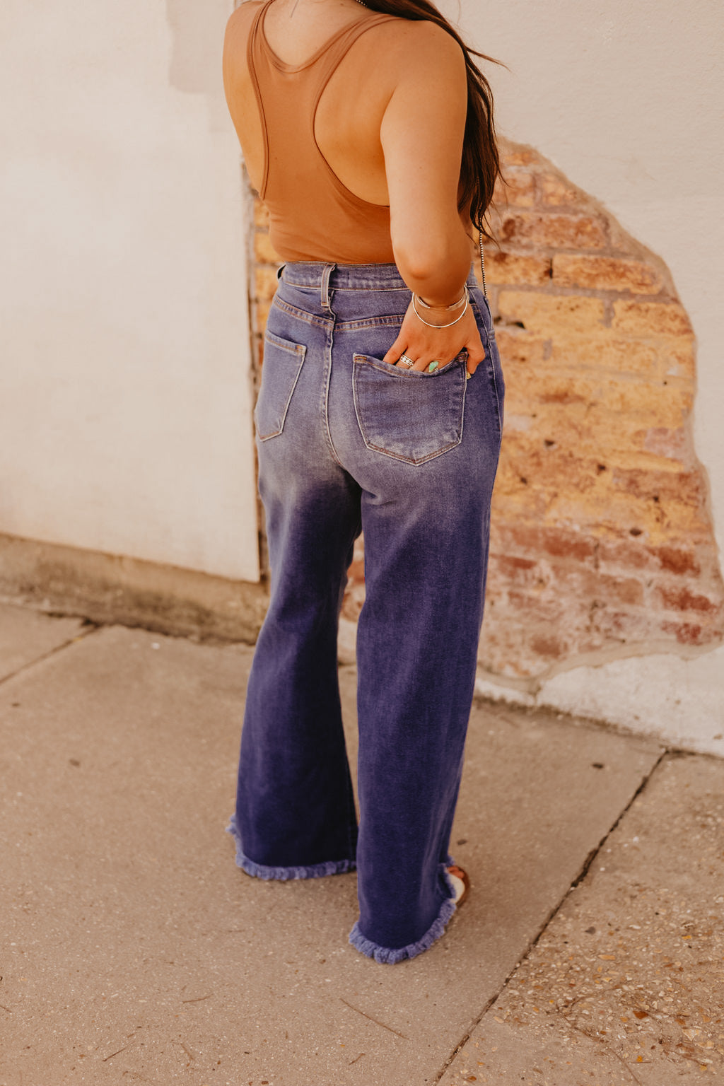 The Aya Wide Leg Jeans