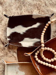 Cowhide Catch-All RECTANGLE