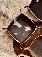 Cowhide Catch-All SQUARE