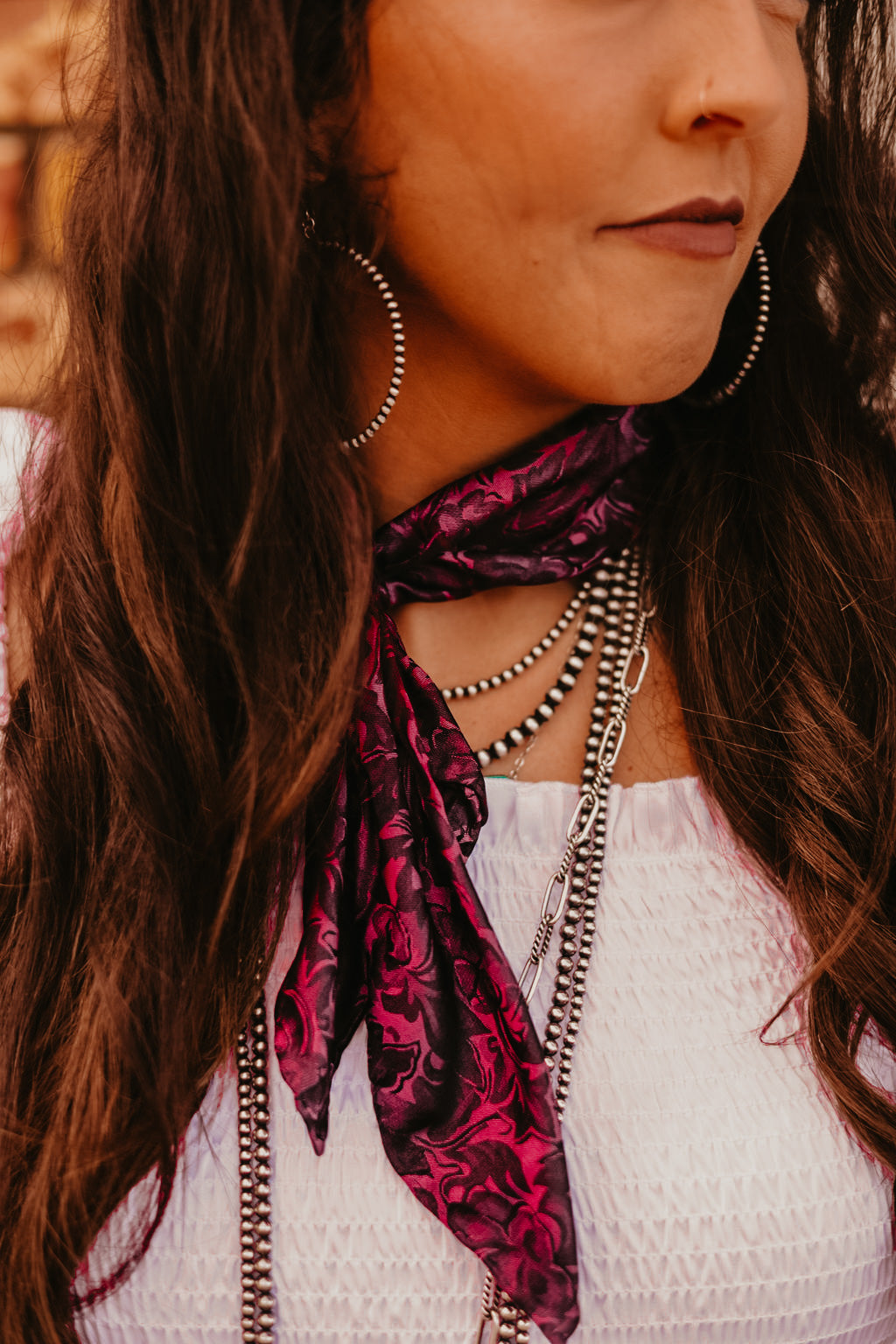 The Mini Baroque Jacquard-Purple