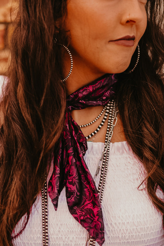The Mini Baroque Jacquard-Purple